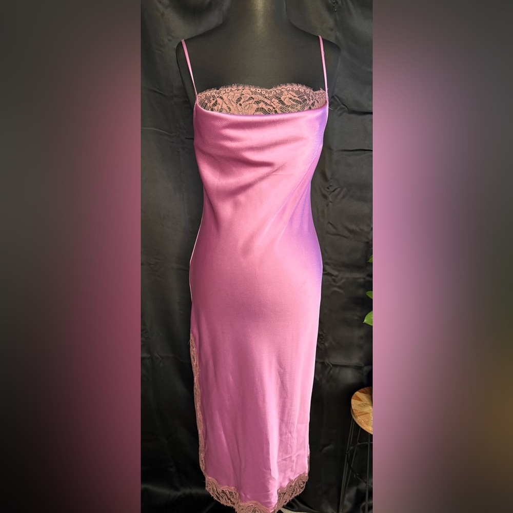 Victoria's Secret Pink Chemise with Lace Details